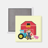 De T-shirts en de Giften van het boerenerf Magneet (Voorkant / Achterkant)