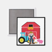 De T-shirts en de Giften van het boerenerf Magneet (Voorkant / Achterkant)