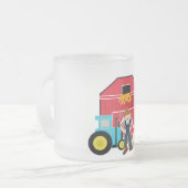 De T-shirts en de Giften van het boerenerf Matglas Koffiemok (Voorkant links)