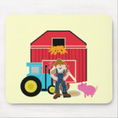 De T-shirts en de Giften van het boerenerf Muismat (Voorkant)