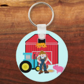 De T-shirts en de Giften van het boerenerf Sleutelhanger (Voorkant)