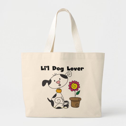 De T-shirts en de Giften van het Hondenliefhebber Grote Tote Bag (Voorkant)