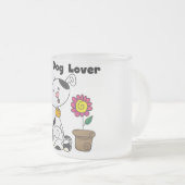 De T-shirts en de Giften van het Hondenliefhebber Matglas Koffiemok (Voorkant rechts)