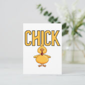 De T-shirts en de Giften van het kuiken Briefkaart (Staand voorkant)