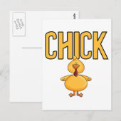 De T-shirts en de Giften van het kuiken Briefkaart (Voorkant / Achterkant)