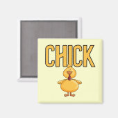 De T-shirts en de Giften van het kuiken Magneet (Voorkant / Achterkant)