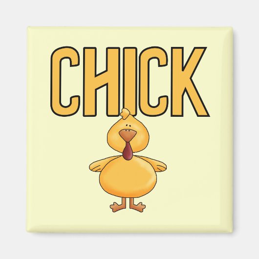 De T-shirts en de Giften van het kuiken Magneet (Voorkant)