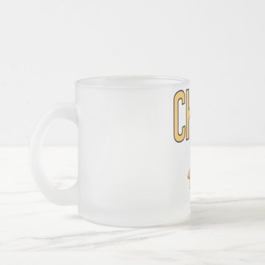 De T-shirts en de Giften van het kuiken Matglas Koffiemok (Links)