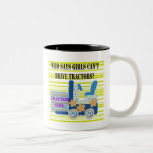 De T-shirts en de Giften van het Meisje van de Tweekleurige Koffiemok
