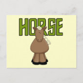 De T-shirts en de Giften van het paard Briefkaart (Voorkant)
