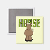 De T-shirts en de Giften van het paard Magneet (Voorkant / Achterkant)