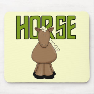 De T-shirts en de Giften van het paard Muismat