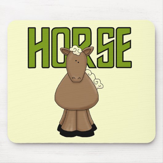 De T-shirts en de Giften van het paard Muismat (Voorkant)