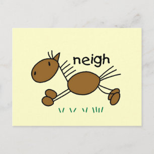 De T-shirts en de Giften van het Paard van het Briefkaart