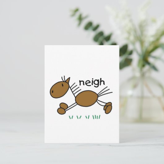 De T-shirts en de Giften van het Paard van het Briefkaart (Staand voorkant)