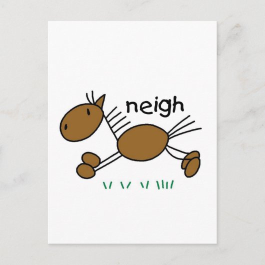 De T-shirts en de Giften van het Paard van het Briefkaart (Voorkant)