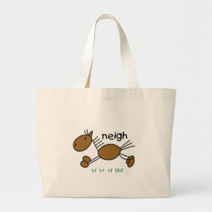 De T-shirts en de Giften van het Paard van het Cij Grote Tote Bag