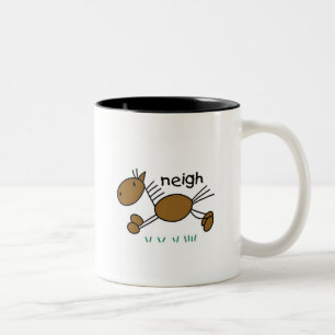 De T-shirts en de Giften van het Paard van het Tweekleurige Koffiemok