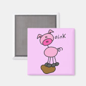 De T-shirts en de Giften van het Varken van het Ci Magneet (Voorkant / Achterkant)