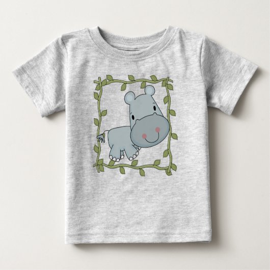 De T-shirts en de Giften van Hippo van het baby (Voorkant)