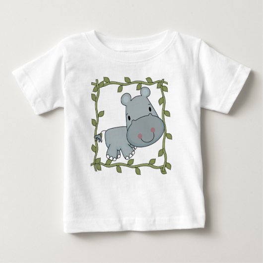 De T-shirts en de Giften van Hippo van het baby (Voorkant)