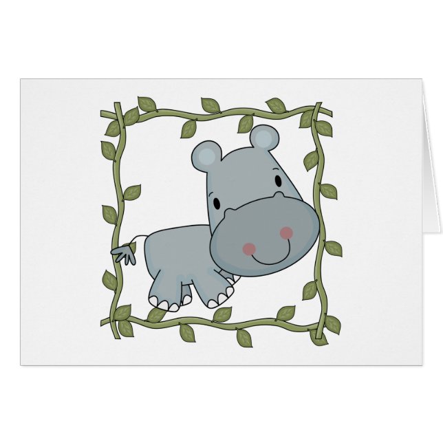 De T-shirts en de Giften van Hippo van het baby (Voorkant Horizontaal)