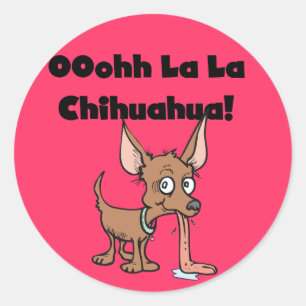 De T-shirts en de Giften van La Chihuahua van La Ronde Sticker