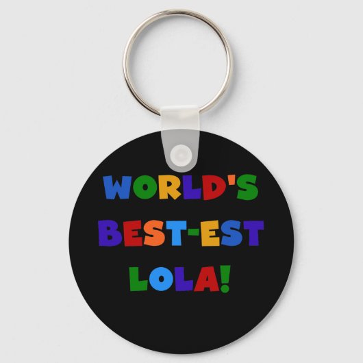 De T-shirts en de Giften van Lola van het best-est Sleutelhanger (Voorkant)