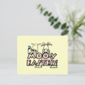 De T-shirts en de Giften van moo-y Pasen Feestdagenkaart (Staand voorkant)