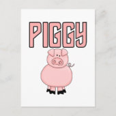 De T-shirts en de Giften van Piggy Briefkaart (Voorkant)
