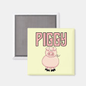 De T-shirts en de Giften van Piggy Magneet (Voorkant / Achterkant)