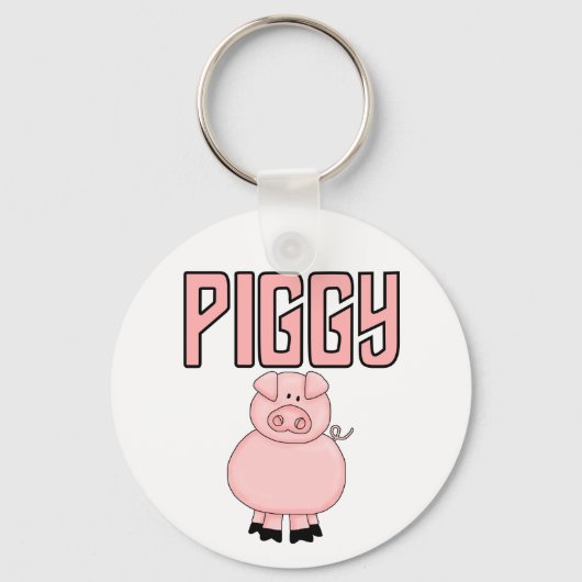 De T-shirts en de Giften van Piggy Sleutelhanger (Voorkant)