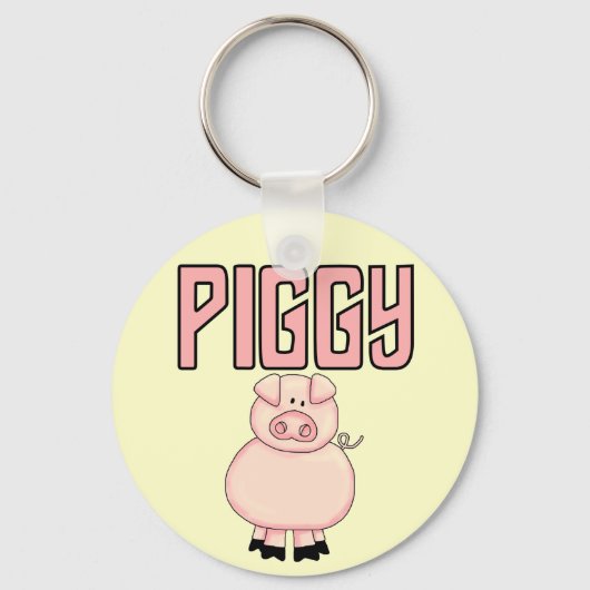 De T-shirts en de Giften van Piggy Sleutelhanger (Voorkant)
