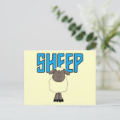 De T-shirts en de Giften van schapen Briefkaart (Staand voorkant)