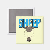 De T-shirts en de Giften van schapen Magneet (Voorkant / Achterkant)