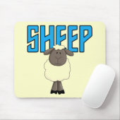 De T-shirts en de Giften van schapen Muismat (Met muis)