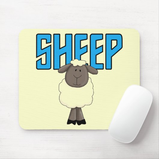 De T-shirts en de Giften van schapen Muismat (Met muis)