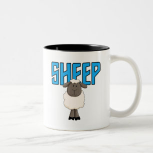 De T-shirts en de Giften van schapen Tweekleurige Koffiemok