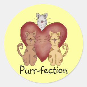 De T-shirts en de Giften van snorren-Fection van Ronde Sticker