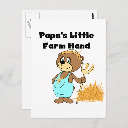 De T-shirts en de Giften van Weinig Hand van het Briefkaart (Voorkant / Achterkant)