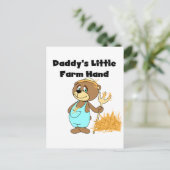 De T-shirts en de Giften van Weinig Hand van het Briefkaart (Staand voorkant)