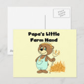 De T-shirts en de Giften van Weinig Hand van het Briefkaart (Voorkant / Achterkant)