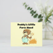 De T-shirts en de Giften van Weinig Hand van het Briefkaart (Staand voorkant)