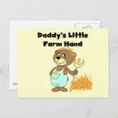 De T-shirts en de Giften van Weinig Hand van het Briefkaart (Voorkant / Achterkant)