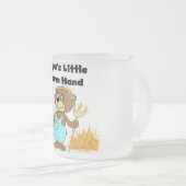 De T-shirts en de Giften van Weinig Hand van het Matglas Koffiemok (Voorkant rechts)