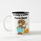 De T-shirts en de Giften van Weinig Landarbeider Tweekleurige Koffiemok (Links)