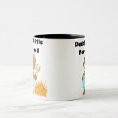 De T-shirts en de Giften van Weinig Landarbeider Tweekleurige Koffiemok (Center)