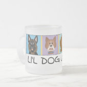 De T-shirts en de Giften van weinig Matglas Koffiemok (Voorkant links)