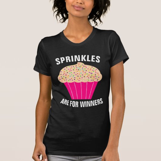 DE T-Shirts VAN DE CUPCAKE, SPRINKLES ZIJN VOOR WI (Voorkant)