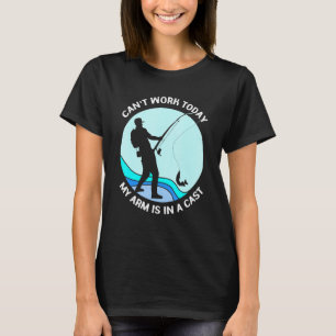 De T - shirts van de vissers kunnen vandaag niet m